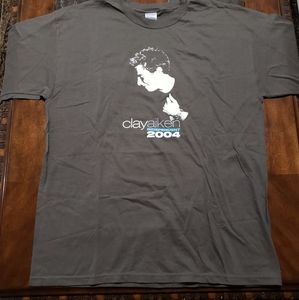 Clay Aiken Tour Black Tee's